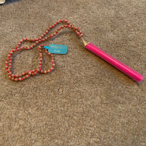 Shiraleah Chicago Pink Bali Necklace and Earrings Set NWT - Picture 4 of 16